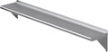 AmGood 10 X 60 Stainless Steel Wall Shelf | NSF | Metal Shelving | Garage Laundry Storage Utility Room | Restaurant Commercial Kitchen