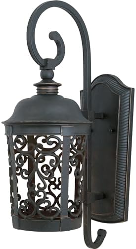 Maxim Whisper-8W 1 LED Outdoor Wall Mount-10 Inches Wide by 24.5 inches high