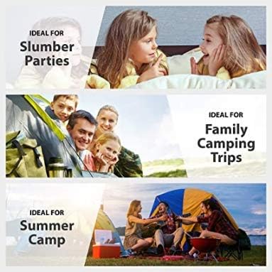 Bulk 10 Pack Envelope Sleeping Bags 4 Seasons Warm or Cold Lightweight Indoor Outdoor Sleeping Bags for Adults Backpacking Camping