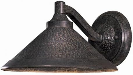 Minka Lavery The Great Outdoors 8102-A138 Kirkham Outdoor Wall Mount 1-Light 60 Total Watts 11-in H x 6.5-in W Aspen Bronze