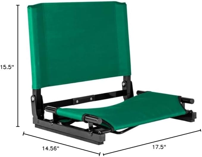 Gamechanger Bleacher Seat Forest Green