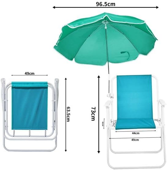 Folding Beach Chair with Umbrella for Adults Lightweight Portable Camping Chair with 265lbs Capacity Adjustable Sun Shade &amp Carry Bag for Travel Picnic Concert &amp Outdoor Mint Green
