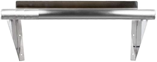Stainless Steel Wall Mount Shelf 12 x 36 - NSF - Heavy Duty