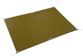 Compatible for Tarp Lightweight Sun Shelter Camping Mat Tent Footprint 15D Nylon Silicone(Khaki 210x300CM)