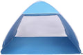 2-3 Person Beach Tent Pop Up Sun Shelter Automatic Shade Canopy with UV Protection Waterproof Portable Lightweight Fishing Camping Hiking Outdoor Tent for Beach Park Lake Blue