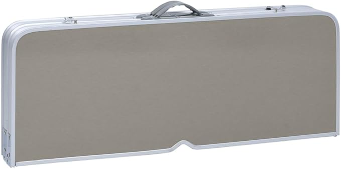 Folding Camping Table with 4 Seats Steel Aluminium