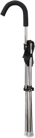 Portable Walking Stick Seat with 3-Leg Stability &amp Anti-Slip Pad for Hiking Fishing and Senior Light Weight Trekkings Rod Chair