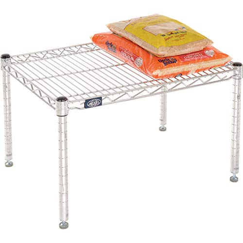 Nexel Commerical Wire Shelf Platform Dunnage Storage Rack 21 x 36 x 14 Chrome