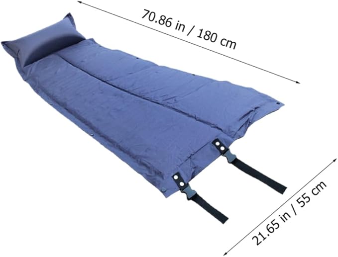Portable Inflatable Sleeping Pad Ergonomic Camping Mat for Outdoor Activities Durable Comfortable Design for Backpacking Hiking Beach and Picnics Convenient Camping