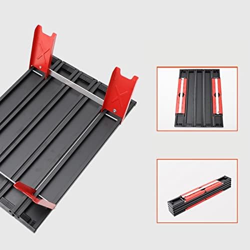 Aluminum Alloy Portable Table Outdoor Furniture Foldable Folding Camping Hiking Desk Traveling Outdoor Picnic Table Furniture (Color : Black) (Black)