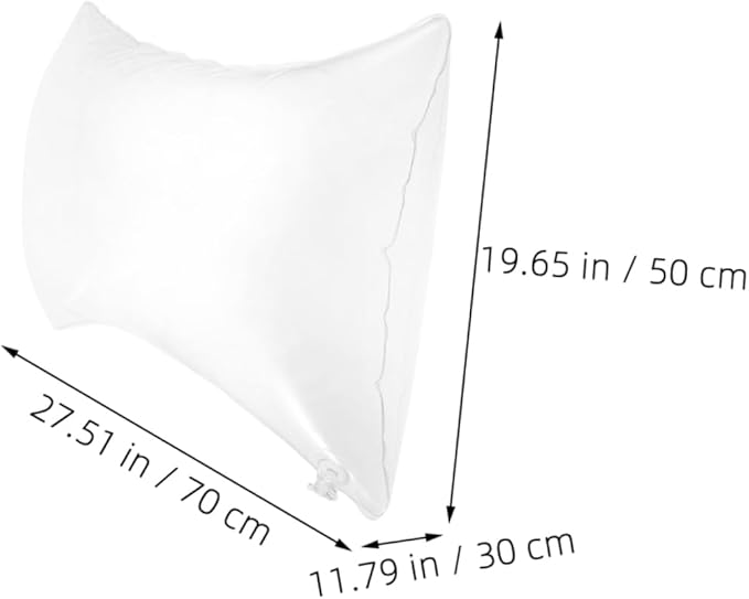 balacoo Inflatable Camping Pillow Insert Portable and Cushion for Travel Comfortable Inflatable Throw Cushion for Home and Outdoor Use Soft Material
