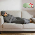 Wearable Sleep Pod Hug Blanket for Adults - Calming Hug Blanket Alternative for Anxiety &amp Stress Relief Deep Sleep Breathable Sensory Compression Sheet Portable Travel Camping Sleeping Bag