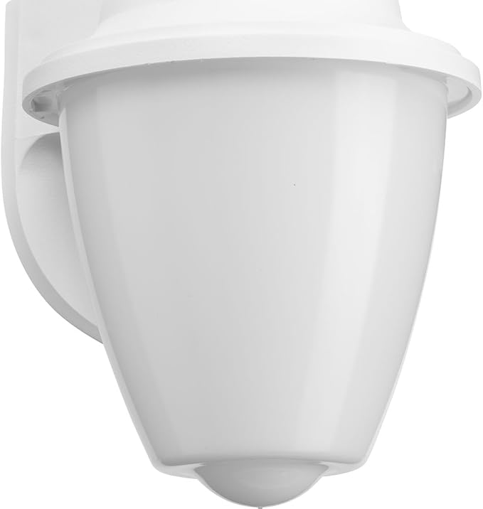Progress Lighting Polycarbonate Outdoor 1-Light Acrylic Shade Traditional Outdoor Wall Lantern Light White
