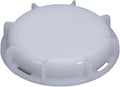 IBC Tote Lid 20 Pcs 62mm Fine Thread Valve Cover White Plastic Cap Water Barrel Lid for Schutz IBC Tank Durable Adapter for Food Industries Storage