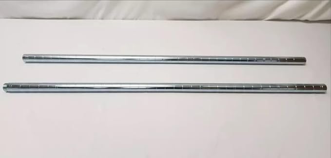 Commercial 72 x 1 Single Pole Industrial Heavy-Duty Wire Shelving Rack Post