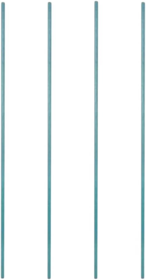Pack of 4 Mobile Wire Shelving Posts Customize Poles Height: 8 - 86 Heavy Duty Pole (Chrome Black Epoxy Green Epoxy) Replacement Poles for Shelves (1)