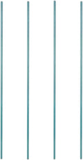 Pack of 4 Mobile Wire Shelving Posts Customize Poles Height: 8 - 86 Heavy Duty Pole (Chrome Black Epoxy Green Epoxy) Replacement Poles for Shelves (1)