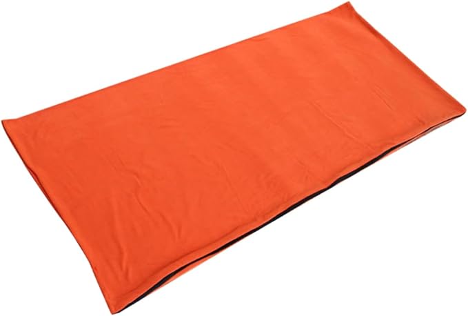 BESTonZON Adjustable Opening for Adults with Breathable Zipper Portable Orange Envelope Style for Camping Hiking Backpacking Trekking Lightweight Outdoor Travel Sleep Sack with Storage Bag