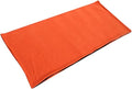 BESTonZON Adjustable Opening for Adults with Breathable Zipper Portable Orange Envelope Style for Camping Hiking Backpacking Trekking Lightweight Outdoor Travel Sleep Sack with Storage Bag
