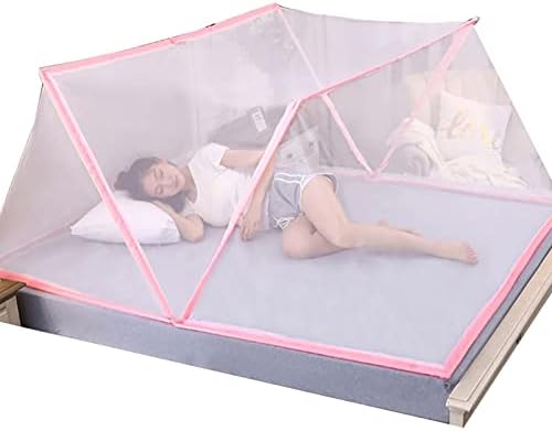 Folding Camping Cot for Adults Heavy Duty Outdoor Bed with Carry Bag Layer Travel Camp Cots Portable Cot Extra WideFolding Mosquito Net Bed Netting Summer Indoor Outdoor Portable Travel Bed