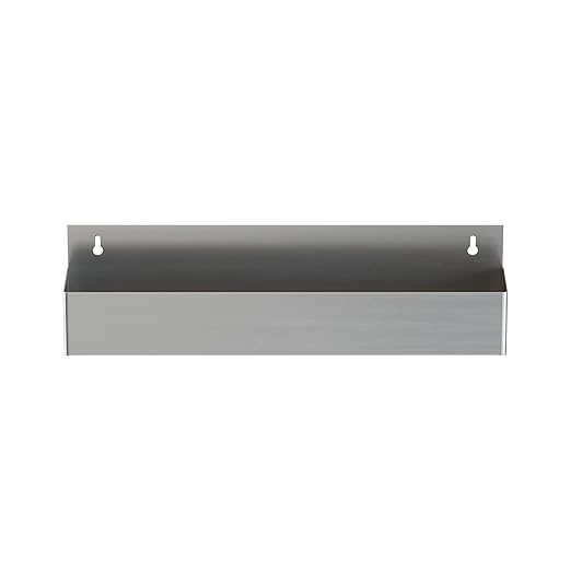 Stainless Steel Single Tier Speed Rail Liquor Rack Speed Rack Bottle Holder - 24 Inch