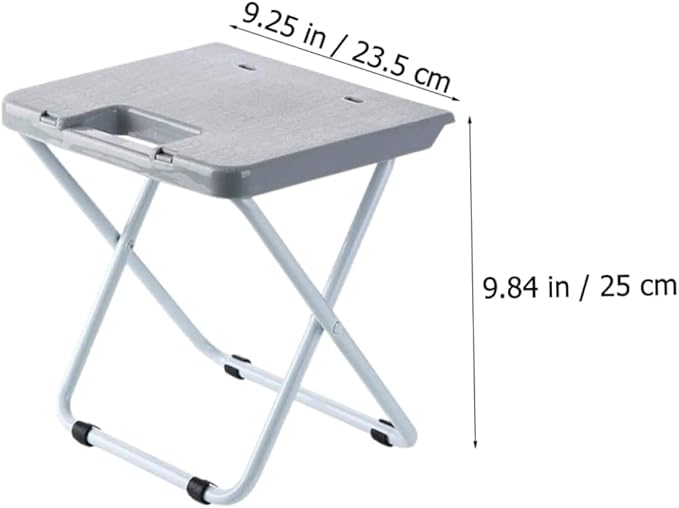 BESPORTBLE Portable Folding Stool Skid-Resistant for Camping Fishing Garden Party