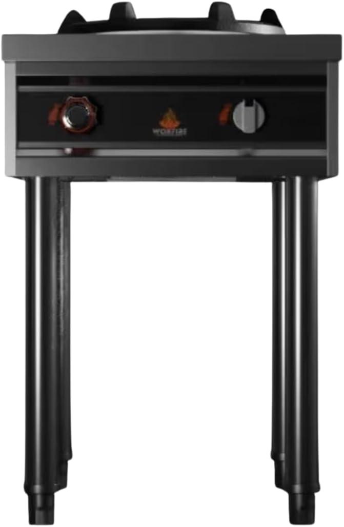 WOXFIRE Turbo Wok Burner – 100000+ BTU Outdoor Propane Wok Burner – Plug-and-Play High-Heat Burner for Authentic Wok Cooking and Real Wok Hei