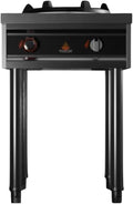 WOXFIRE Turbo Wok Burner – 100000+ BTU Outdoor Propane Wok Burner – Plug-and-Play High-Heat Burner for Authentic Wok Cooking and Real Wok Hei