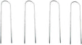 4Pcs Heavy Duty U Shape Steel Tent Stakes Durable Ground Nails for Camping Canopy Awning Easy to Use Fixing Tool for Secure Outdoor Setup