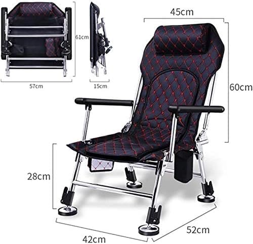 Lightweight Compact Camping Chairs Mountaineering King Kong Chair Portable Rocking Chair Comfortable Perfect for The Outdoors Camping Hiking Picnic 425290cm Black