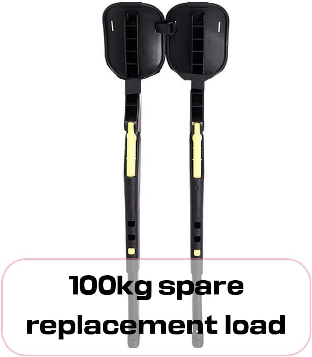 Wearable Exoskeleton Chair - Adjustable Lightweight Chairless Seat for Outdoor Use Supports Up to 100kg Ideal for Subway and Travel