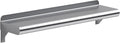 AmGood 6 in. x 24 in. Stainless Steel Wall Shelf | NSF | Metal Shelving | Garage Laundry Storage Utility Room | Restaurant Commercial Kitchen
