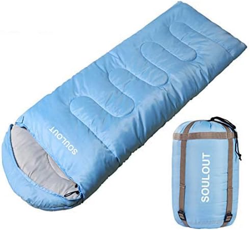 3-4 Season Sleeping Bag for Adults &amp Kids Lightweight Warm Cold Weather Camping Bag with Waterproof Compression Sack – Portable for Hiking Backpacking Traveling &amp Outdoor Adventures