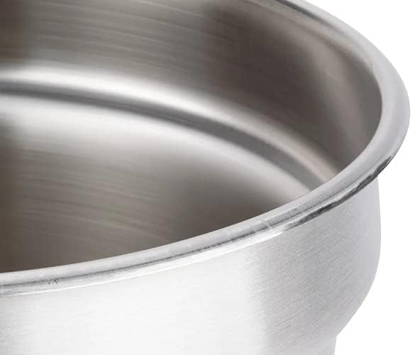 Stainless Steel Insert Pan With Lid For 11 quart Soup/Food Warmer 11-1/2 X 9 (ladle not included)