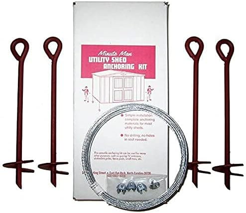 Minute Man Anchor Kit for Storage Shed
