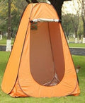 Portable Instant Camping Pop Up Tent - Camping Beach Shade Outdoor Setup for Privacy Shower Toilet for Family Camping Hiking &amp Traveling Tent with Bag (Orange)