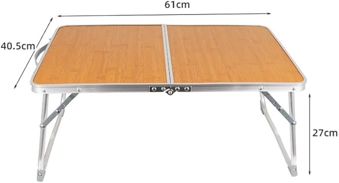 Portable Outdoor Folding Table Camping Hiking Fishing Picnic Table Waterproof Folding Table (D 61cm*40.5cm*27cm)