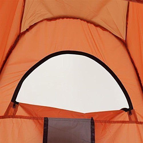 Portable Instant Camping Pop Up Tent - Camping Beach Shade Outdoor Setup for Privacy Shower Toilet for Family Camping Hiking &amp Traveling Tent with Bag (Orange)