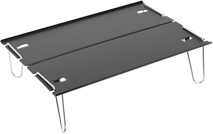 Outdoor Aluminum Alloy Folding Table Camping Portable Barbecue Table Hand Mini Table(D)