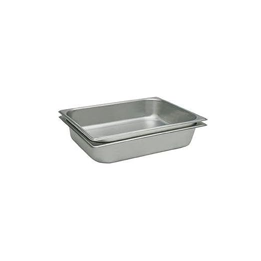 Update International STP-504 SS Steam Table Pan 25 Gauge Half Size 4” Deep