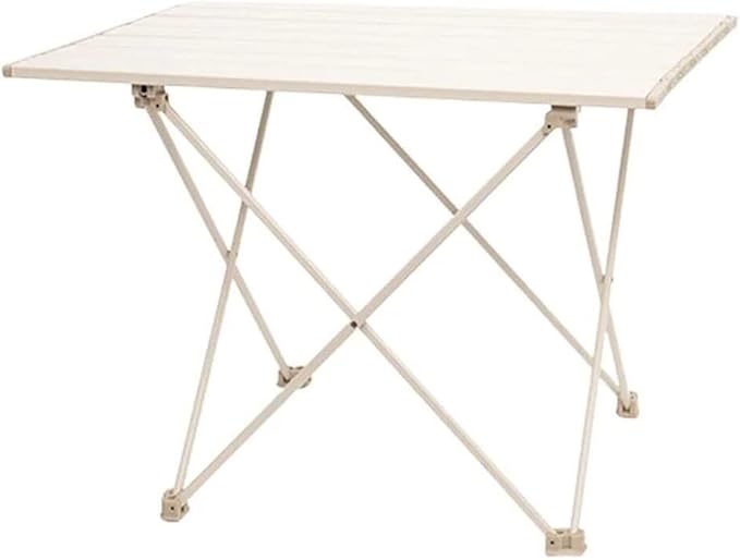 Outdoor Portable Folding Camping Table Lightweight Aluminum Alloy Picnic Table for Outdoor Dining BBQ Fishing and Beach Activities 5 Bullet Points