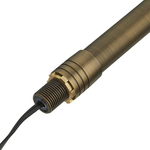 VOLT Max Spread 12V Solid Cast Brass Path Light (25 Tall 9 Shade) for Low Voltage Landscape Lighting on Outdoor Pathway Walkway Garden Driveway or Patio