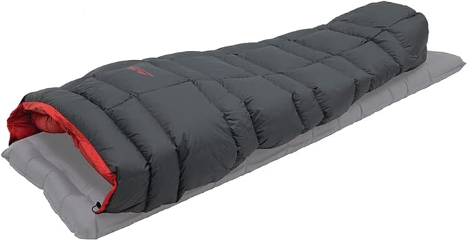 ALPS Mountaineering Pinnacle Quilt - Charcoal/Red
