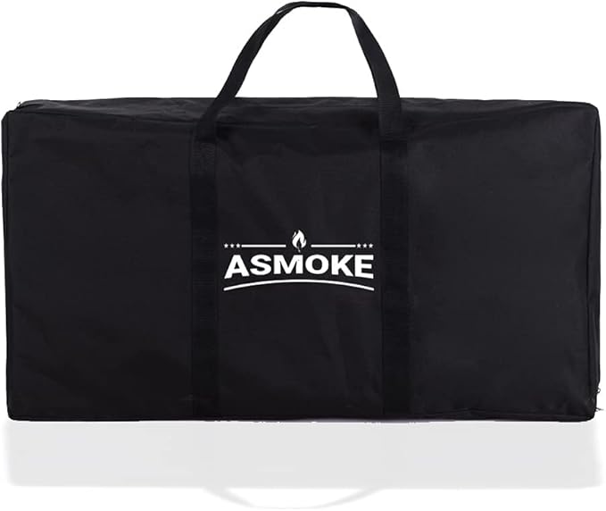 ASMOKE Foldable Grilling Table – Premium &amp Lightweight Aluminum Cooking Table for Camping Outdoor BBQ Party and RV Touring - 88lbs Capacity Comes with Carrying Bag