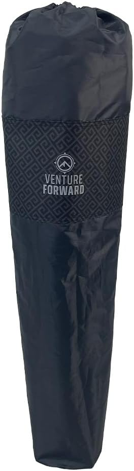Alpha Ventback Sport Chair – Portable Foldable Outdoor Camping Chair with Breathable Mesh Back Drink Holder &amp Carry Bag Lightweight Steel Frame 300 lb Capacity