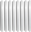 Stainless Steel 12 Inch Adapter Bars for Creating Custom Pan Layouts in Steam Tables and Storage Compartments