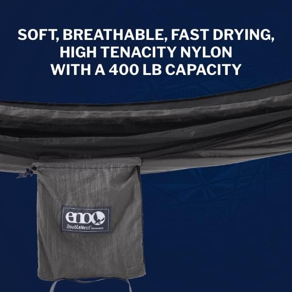 ENO Eagles Nest Outfitters DoubleNest Lightweight Camping Hammock 1 to 2 Person Special Edition Colors ATC