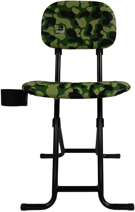 Camouflage- Foldiing Sit Stand Stool