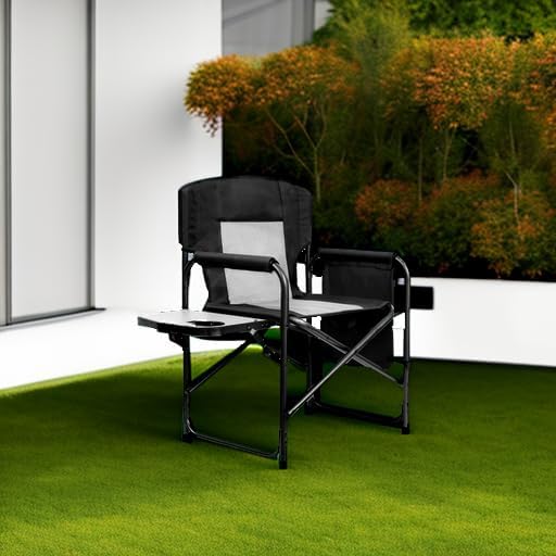 Camping Chairs Folding Chairs for Outside Directors Chairs Foldable Adults Heavy DutySupport to 450LBS