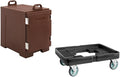 Brown Commercial Catering Insulated 5-Pan Food with Dolly and Strap (29A-161)